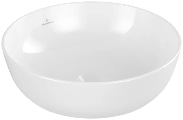 Villeroy & Boch Aufsatzwaschtisch aus TitanCeram „Artis“ ⌀ 430 mm in Weiß Alpin Villeroy & Boch Aufsatzwaschtisch aus TitanCeram „Artis“ ⌀ 430 mm in Weiß Alpin