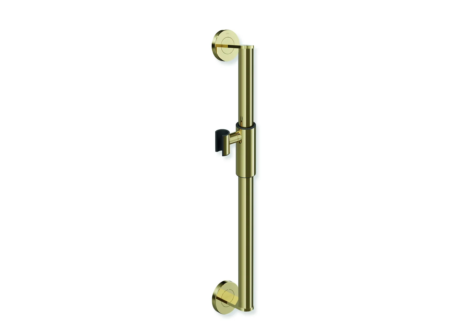 HEWI Brausehalterstange System 900, Edelstahl PVD, Achsmaß 600 mm, 32 mm Durchmesser, magnetischer Brausehalter, HEWI Farbe CK HEWI Brausehalterstange System 900, Edelstahl PVD, Achsmaß 600 mm, 32 mm Durchmesser, magnetischer Brausehalter, HEWI Farbe CK