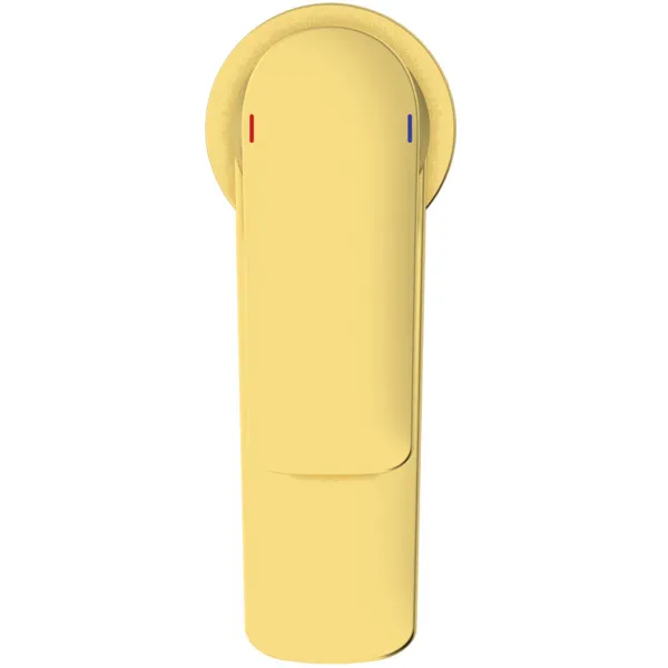 Waschtischarmatur Connect Air, Piccolo, 5l/min., ohne Ablaufgarnitur, Ausladung 90mm, Brushed Gold Waschtischarmatur Connect Air, Piccolo, 5l/min., ohne Ablaufgarnitur, Ausladung 90mm, Brushed Gold
