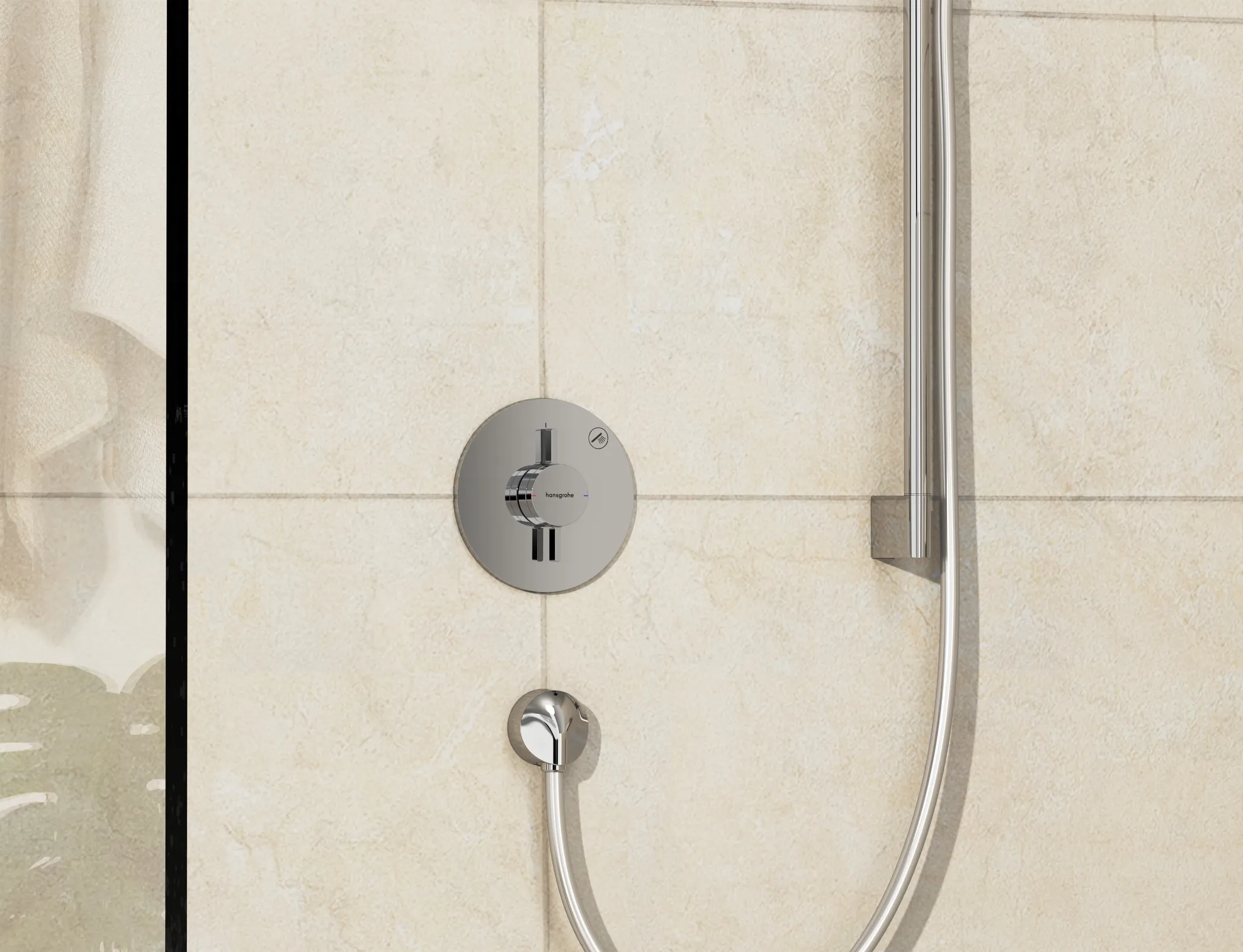 Hansgrohe DuoTurn S Mischer Unterputz für 1 Verbraucher, Chrom Hansgrohe DuoTurn S Mischer Unterputz für 1 Verbraucher, Chrom