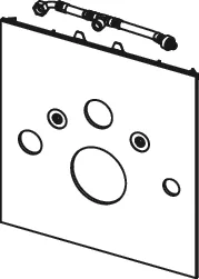 TECElux WC-Glasplatte für Dusch-WC Toto + Geberit Glas weiß TECElux WC-Glasplatte für Dusch-WC Toto + Geberit Glas weiß