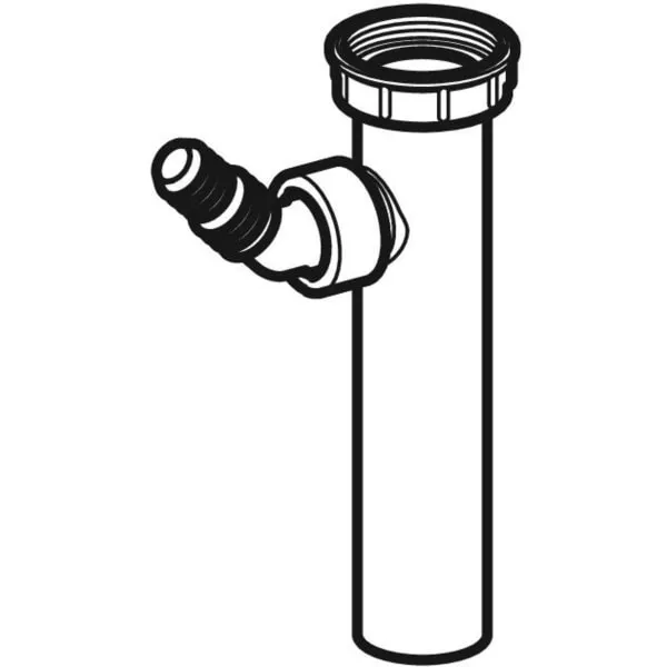Geberit Anschlussstutzen in granitgrau Geberit Anschlussstutzen in granitgrau
