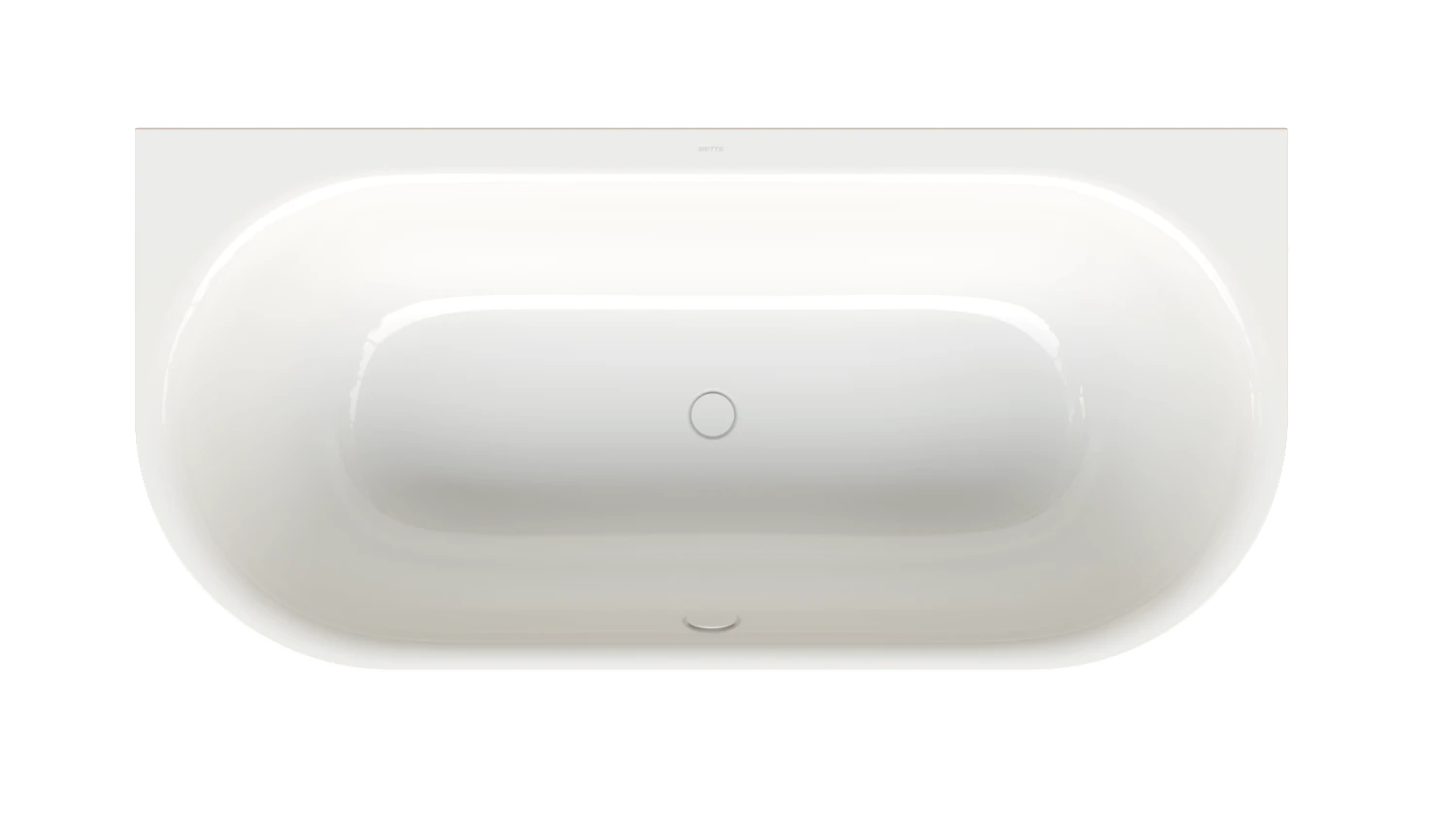 Bette oval Badewanne „BetteLux Oval I Silhouette“ 180 × 85 cm in Star White
