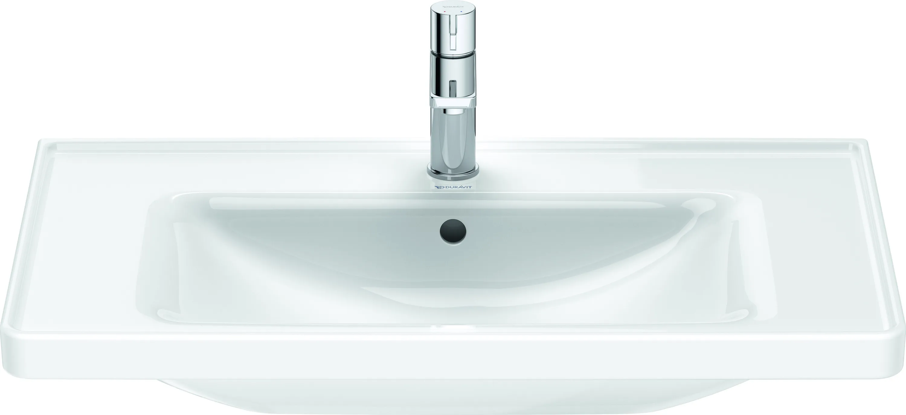Wandwaschtisch „D-Neo“ 80 × 48 × 16,5 cm, mittig, Hahnlochposition mittig Wandwaschtisch „D-Neo“ 80 × 48 × 16,5 cm, mittig, Hahnlochposition mittig