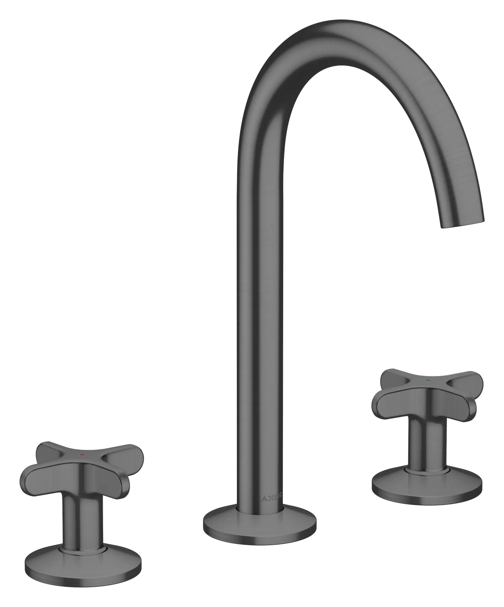 Hansgrohe AXOR One 3-Loch Waschtischarmatur 170 Brushed Black Chrome