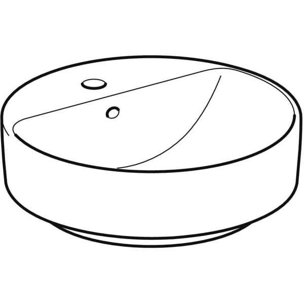 Aufsatzwaschtisch „Variform“, rund ⌀ 45 × 15,8 cm Aufsatzwaschtisch „Variform“, rund ⌀ 45 × 15,8 cm