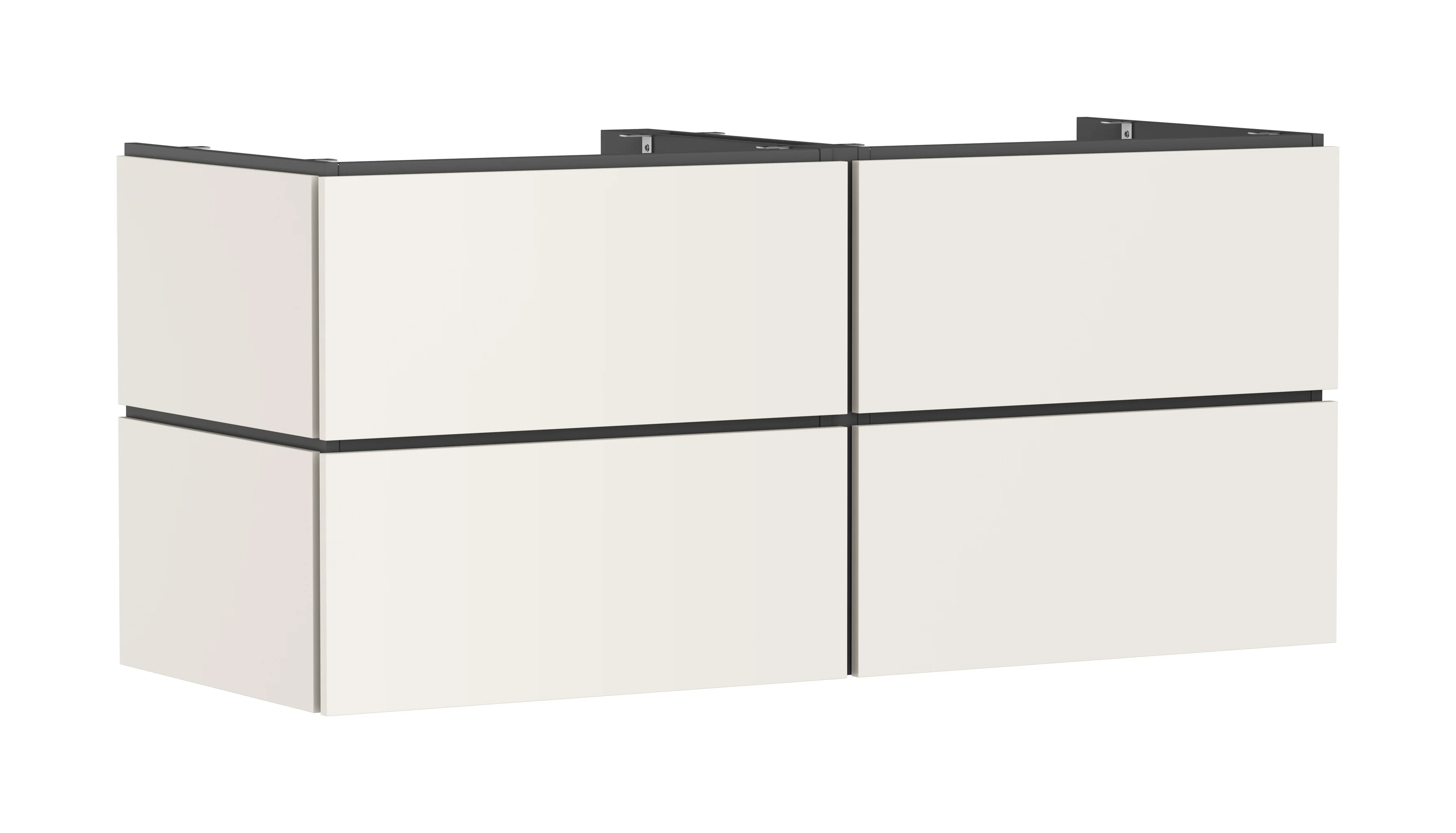 Hansgrohe Waschtischunterschrank Xilesa E, Sandbeige Matt, 1375x550 mm, 4 Schubkästen, Vollauszug mit SoftClose, Wandmontage Hansgrohe Waschtischunterschrank Xilesa E, Sandbeige Matt, 1375x550 mm, 4 Schubkästen, Vollauszug mit SoftClose, Wandmontage