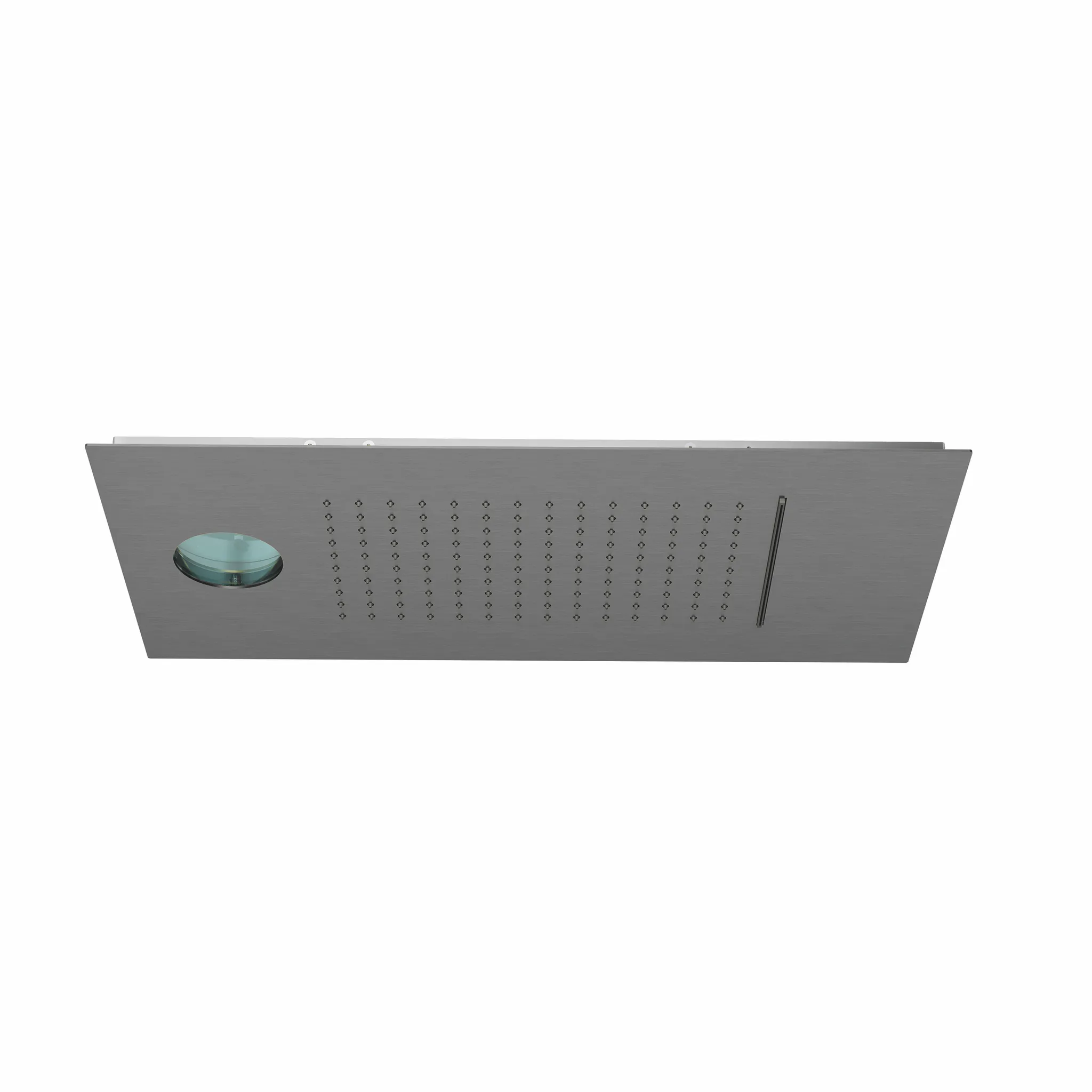 Kludi-ASANA Kopfbrause 60x30 cm mit Waterfall-Effekt und Ambience-Licht in Gunmetal Kludi-ASANA Kopfbrause 60x30 cm mit Waterfall-Effekt und Ambience-Licht in Gunmetal