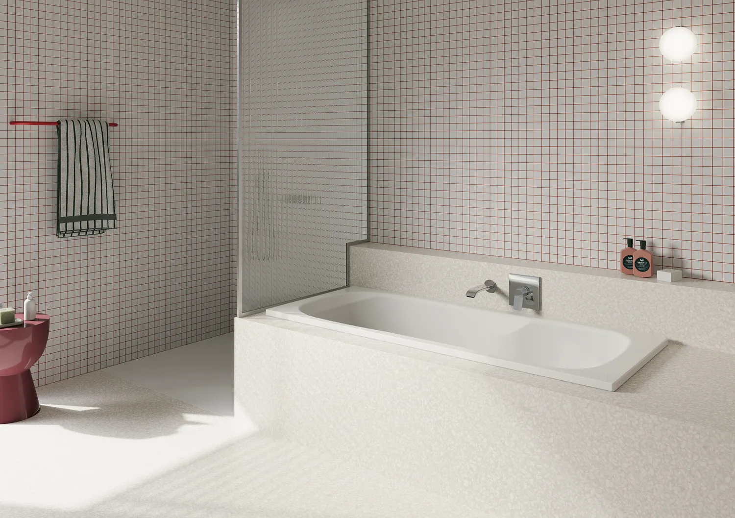 Bette Badewanne „Setline“ 1700 × 700 mm ohne Wannenträger, in Star White