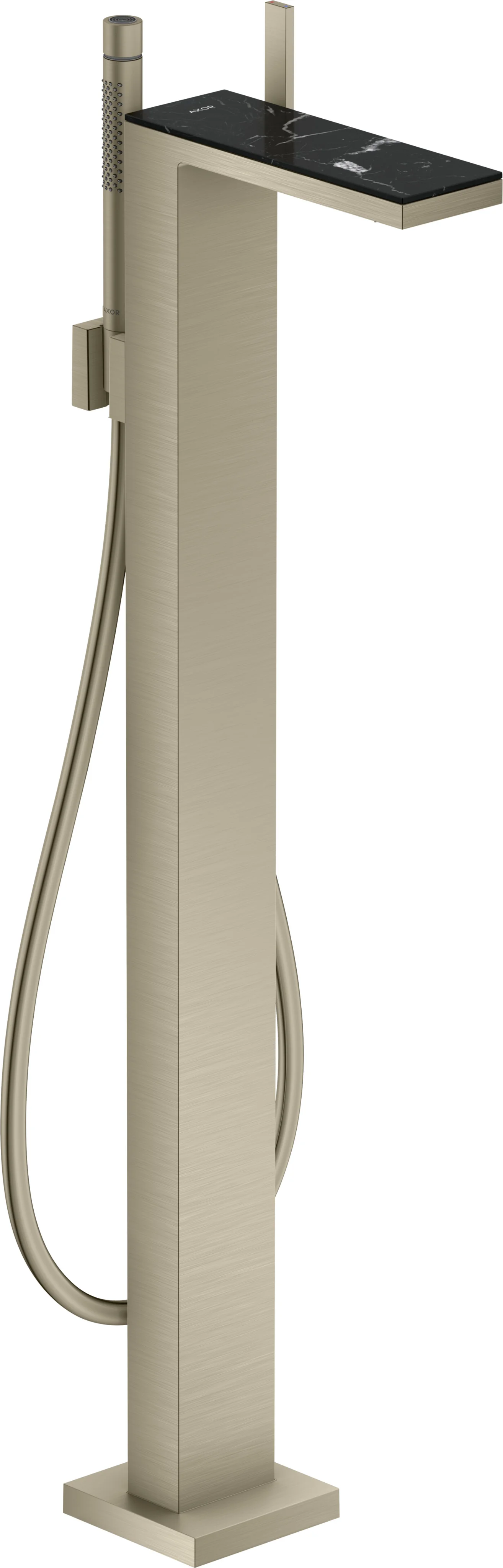 Hansgrohe AXOR MyEdition Platte 245 mm Marmor Nero Marquina abnehmbar