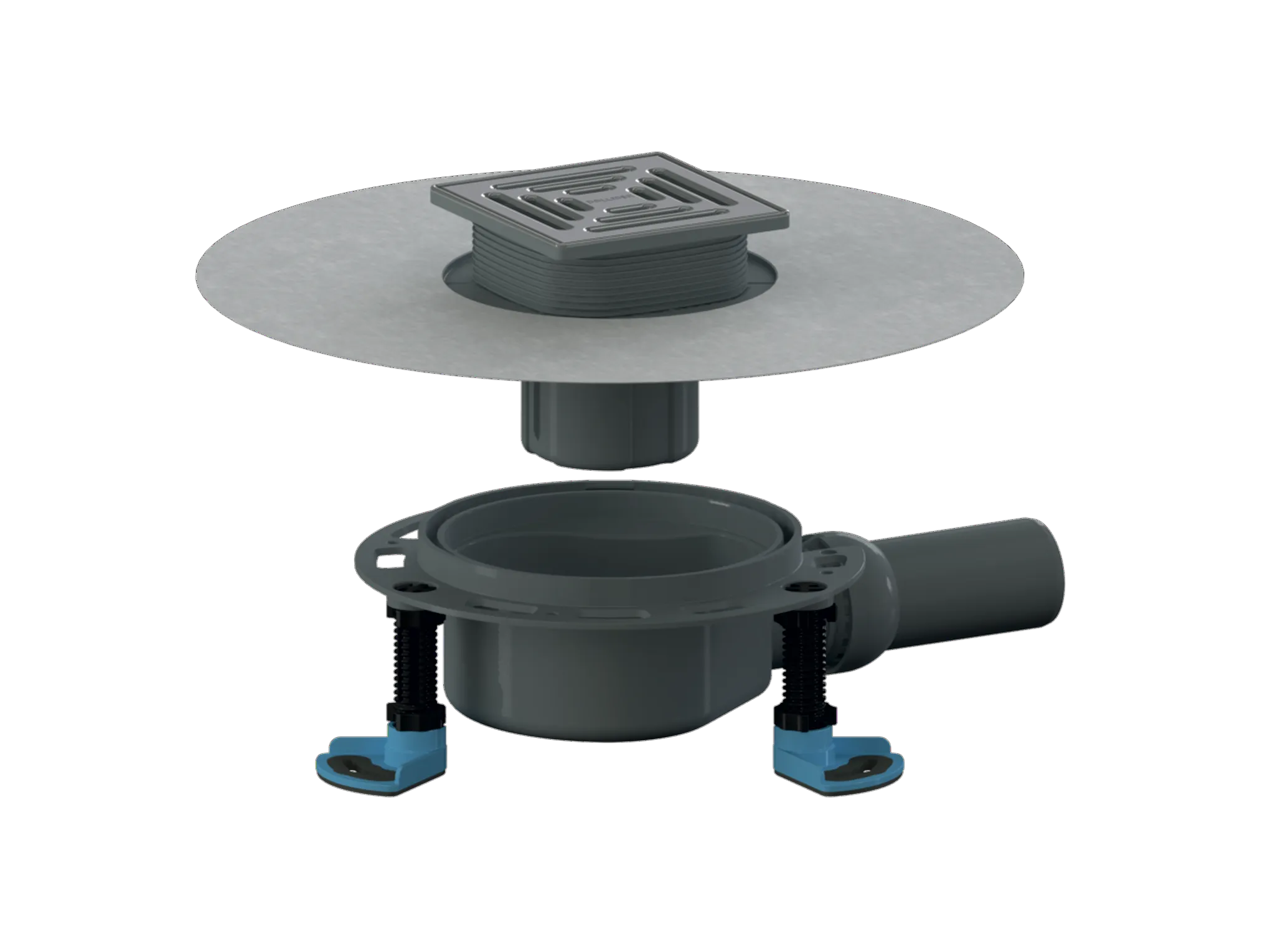 Bodenablauf DallDrain Select, DN 50, 120 x 120 mm