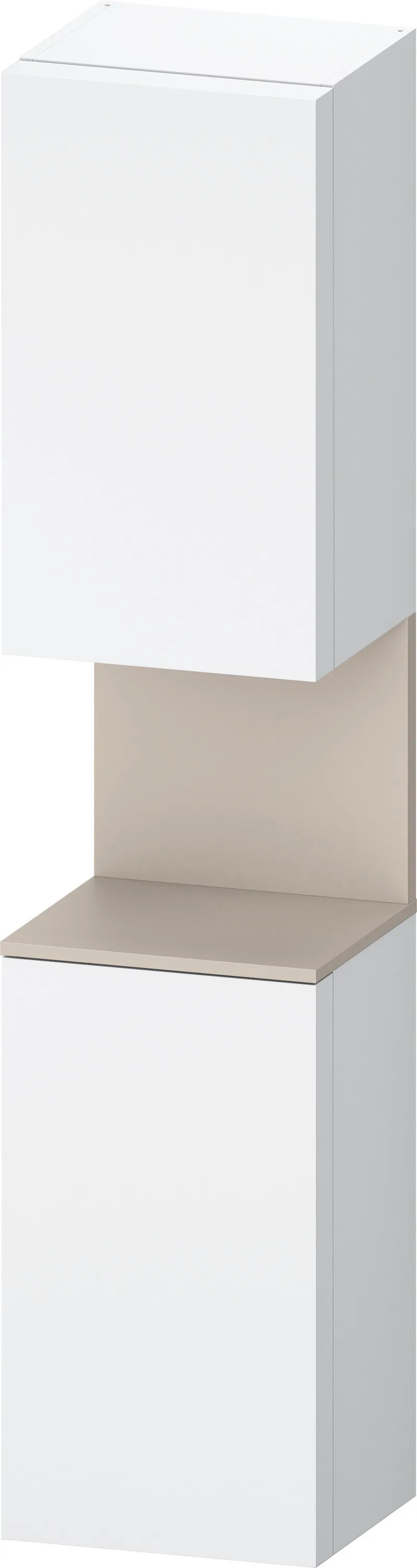 Duravit Hochschrank „Qatego“ 40 × 176 × 36 cm in, mit Beleuchtung