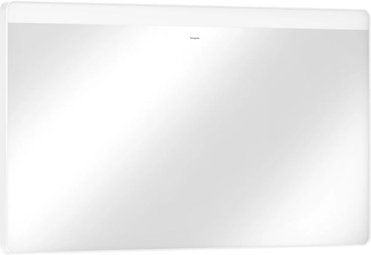 Hansgrohe Xarita Lite Q Spiegel mit LED-Beleuchtung, IR-Sensor, AntiFog, Mattweiß, 1200 x 700 x 30 mm