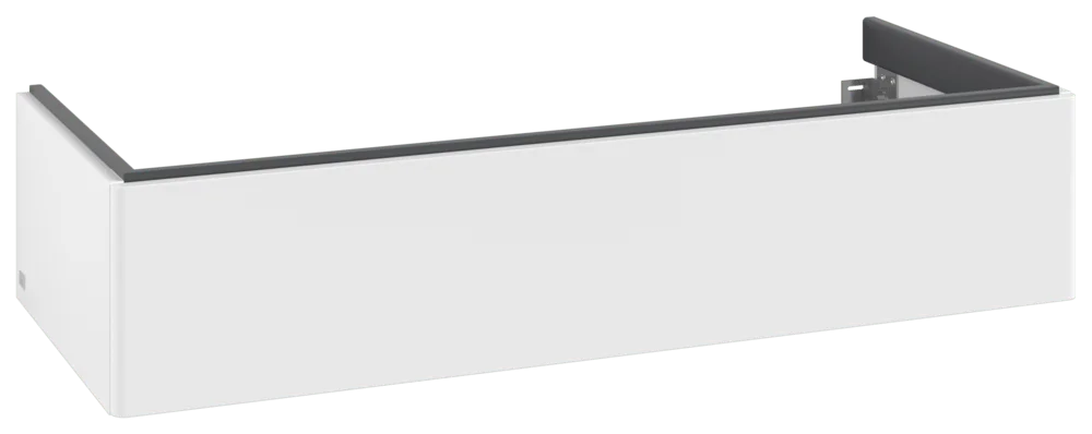 Villeroy & Boch Waschbeckenunterschrank Antao K03, 1188x256x493 mm, White Matt Lacquer, mit SoftClosing und Push-to-open Funktion
