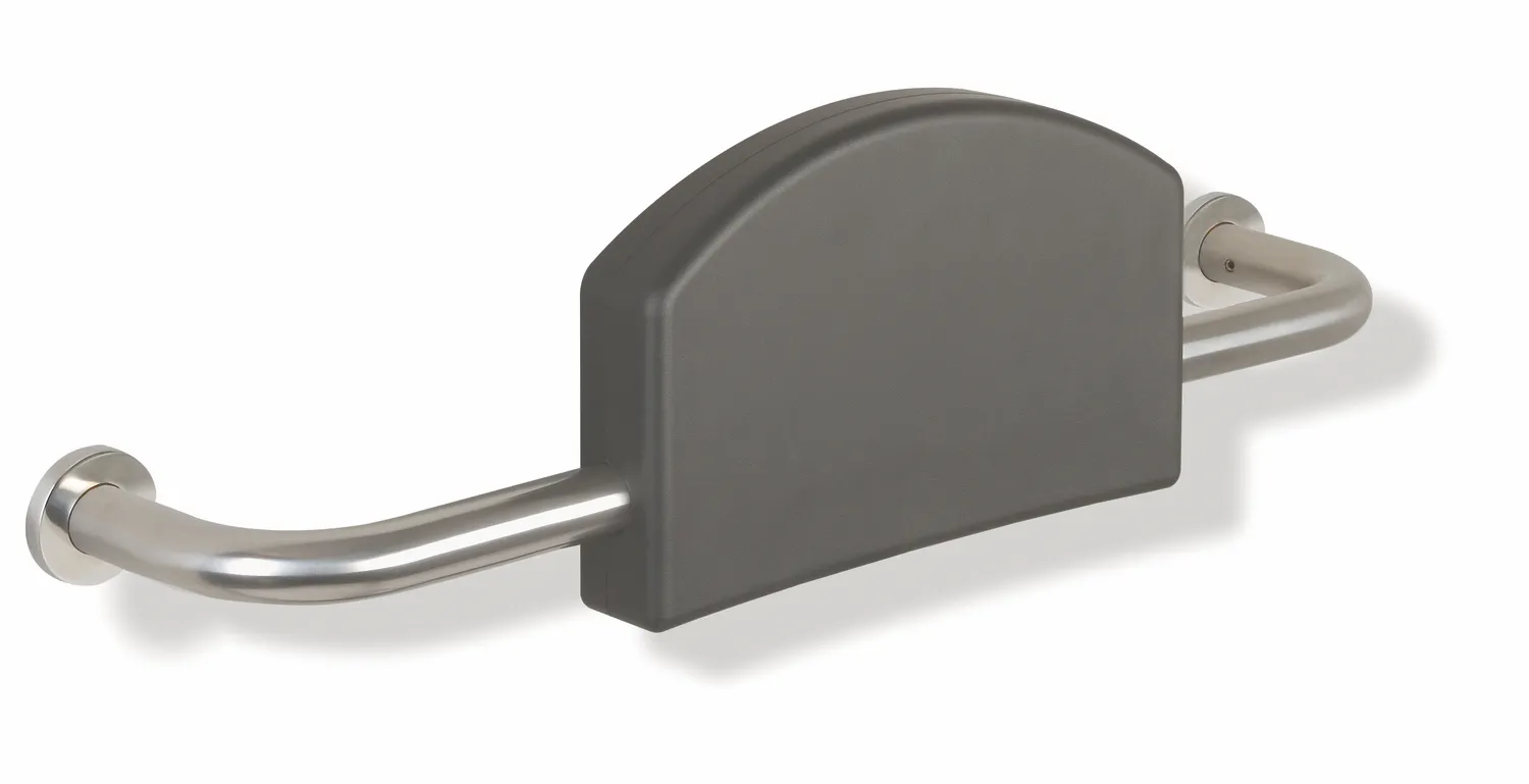 Rückenstütze Ser 805, Edelstahl, mit Rosetten BM211.2 Rückenstütze Ser 805, Edelstahl, mit Rosetten BM211.2