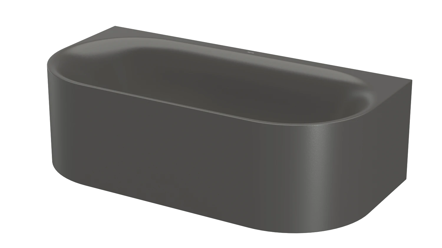 Bette oval Badewanne „BetteLux Oval I Silhouette“ 190 × 95 cm in Anthracite