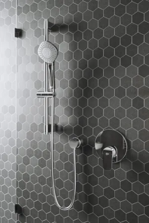 Brausekombi. Idealrain Evo, 600mm, 3-Funktionshandbrause Diamond Durchmesser:115mm, Chrom Brausekombi. Idealrain Evo, 600mm, 3-Funktionshandbrause Diamond Durchmesser:115mm, Chrom