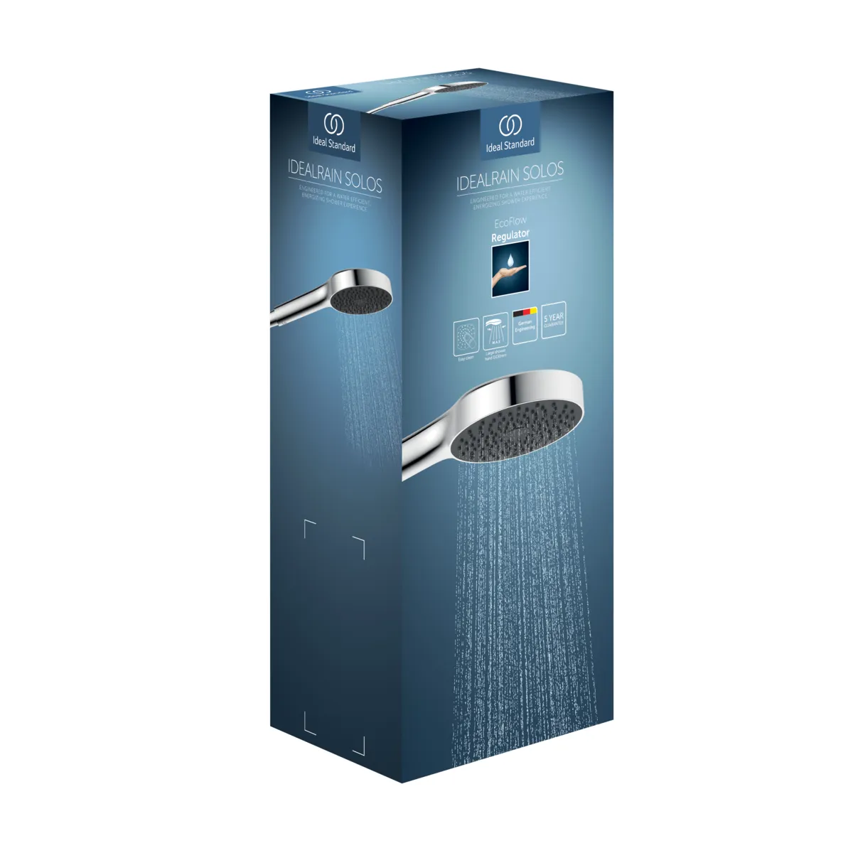 1-Fuktions-Handbrause Idealrain Solos Chrom 1-Fuktions-Handbrause Idealrain Solos Chrom