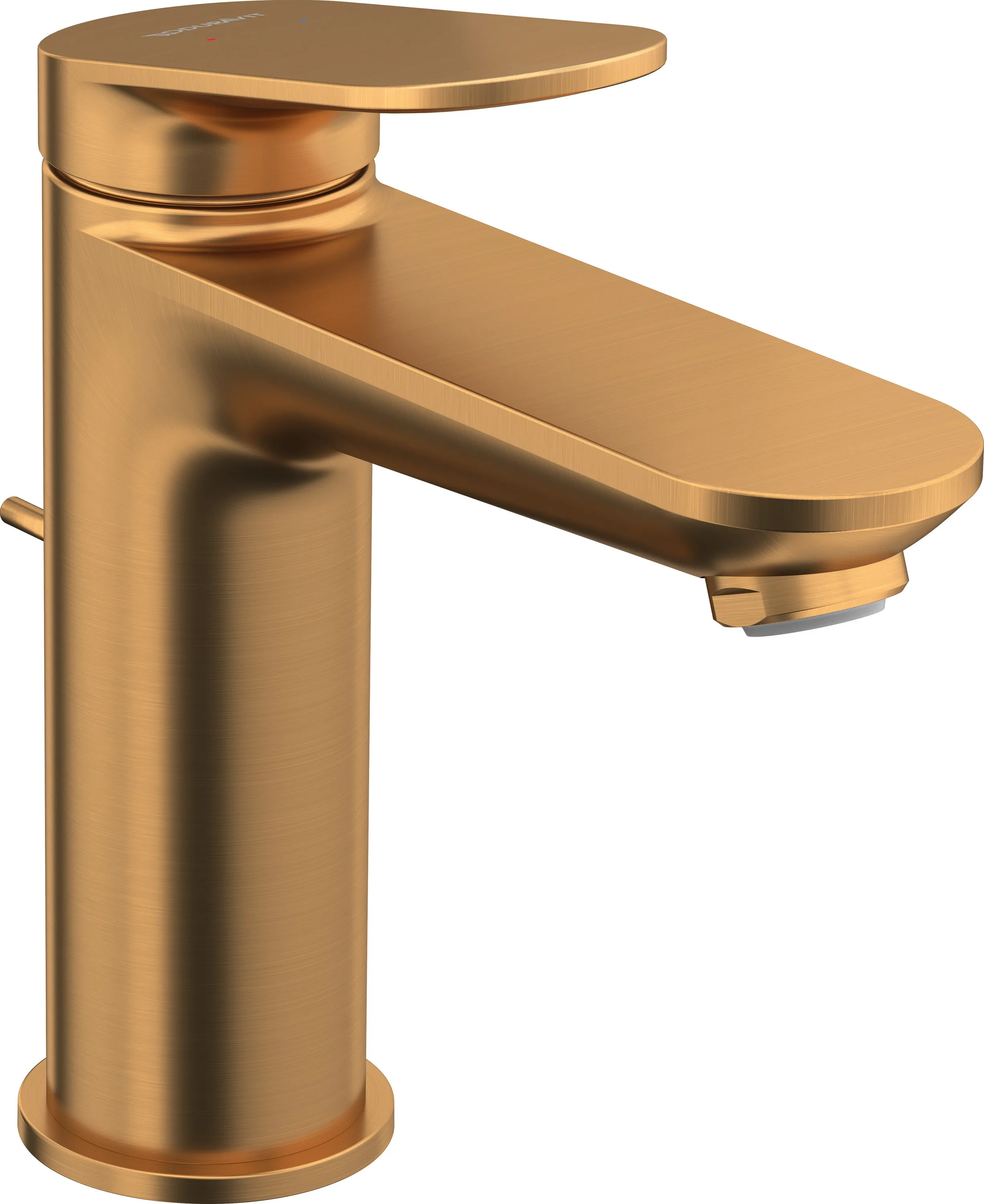 Einhand-Waschtischarmatur „Wave“ Ausladung 122 mm in Bronze (gebürstet) Einhand-Waschtischarmatur „Wave“ Ausladung 122 mm in Bronze (gebürstet)