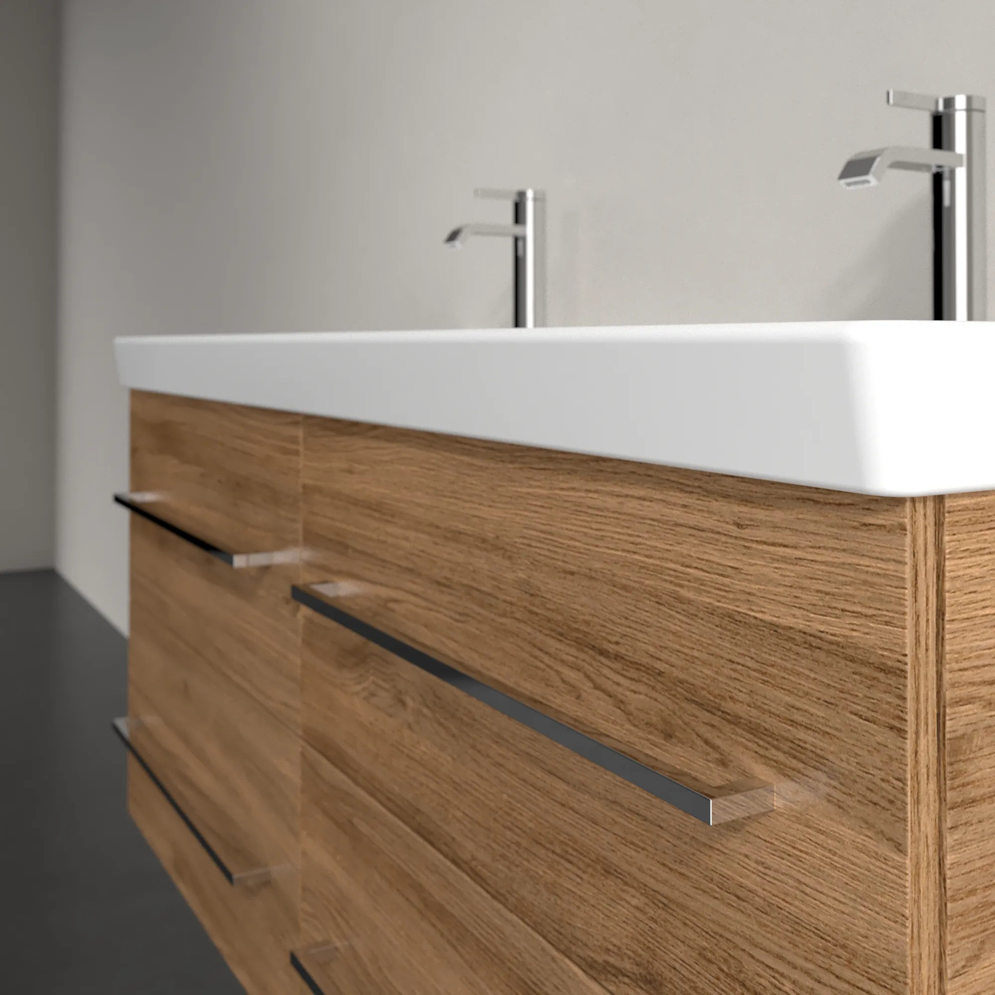 Villeroy & Boch Avento Unterschrank für Unterbauwaschbecken 1180x514x484mm Kansas Oak
