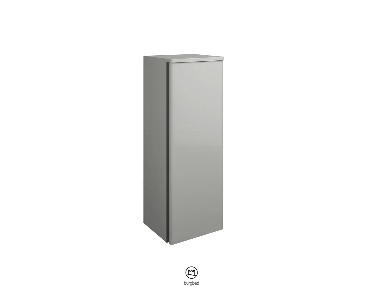burgbad Hochschrank „Badu“ 392 × 980 × 365 mm in Nussbaum Dekor Samt
