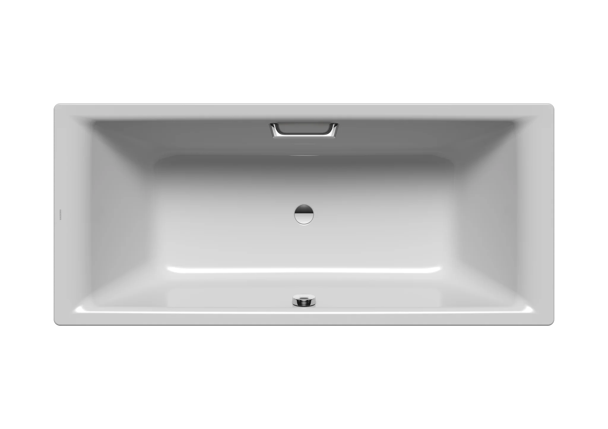 Kaldewei Badewanne „Puro Duo“ rechteck 190 × 90 cm, mit Grifflochbohrungen in manhattan