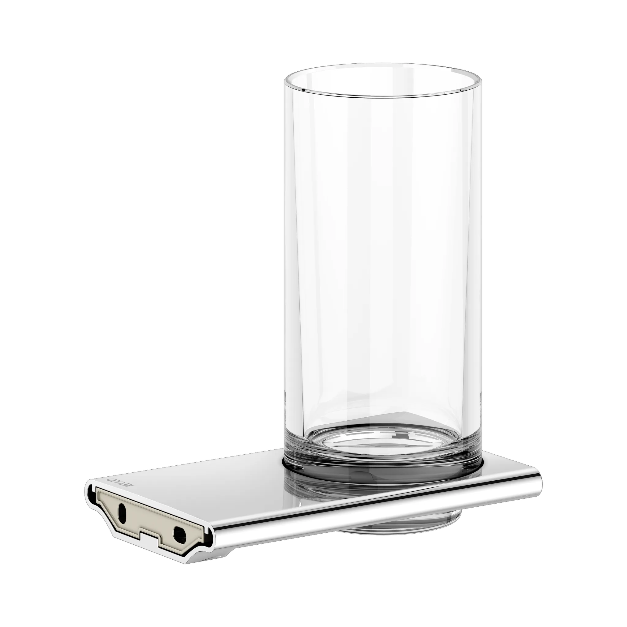 Edition 400 11550019000 Glashalter mit Echtkristall-Glas verchromt