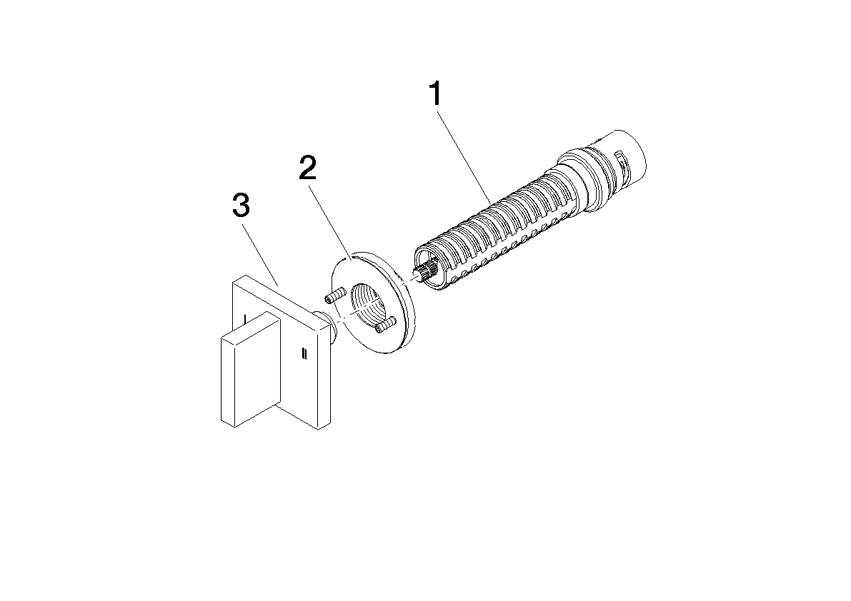 Dornbracht MEM UP-Dreiwege-Umstellung Chrom Dornbracht MEM UP-Dreiwege-Umstellung Chrom
