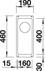 BLANCO SUBLINE 160-U BLANCO SUBLINE 160-U