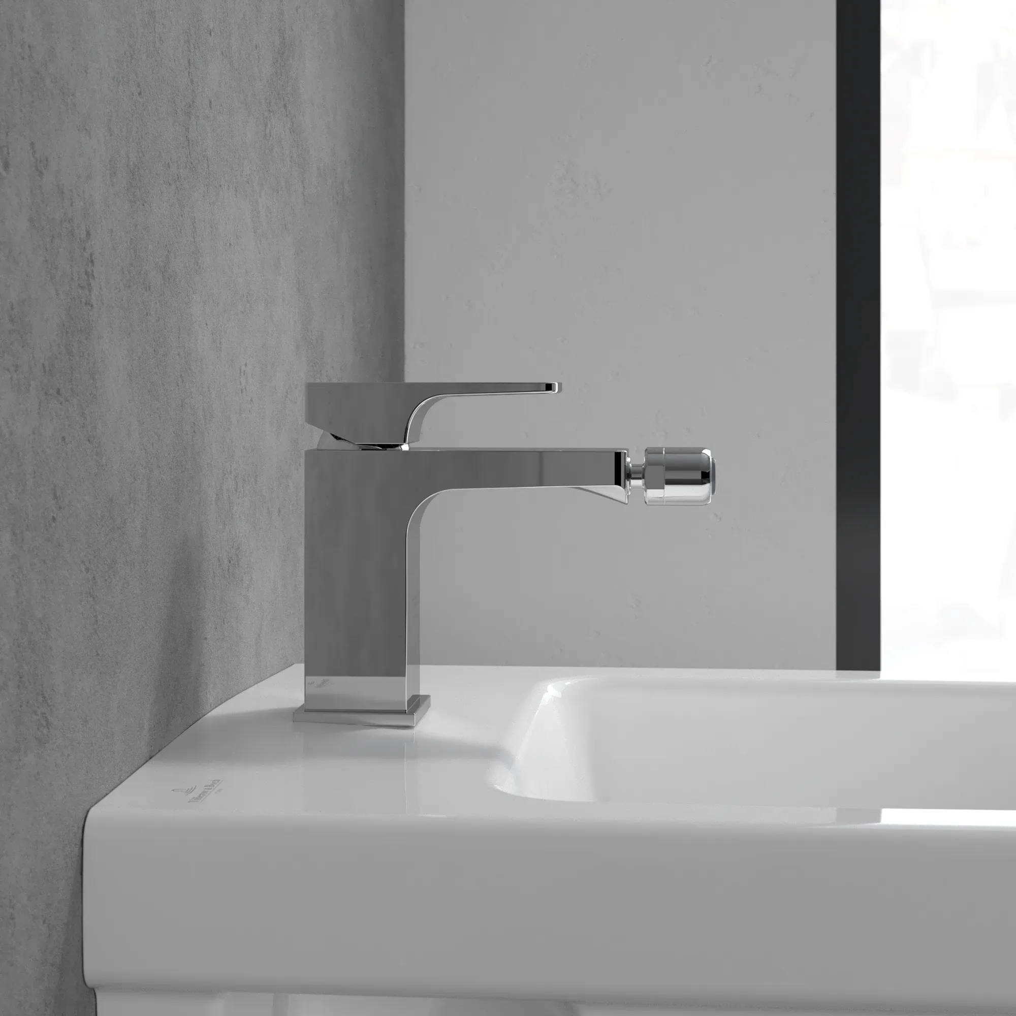 Einhebel-Bidetarmatur Architectura Square T125001000, 42 x 139 x 165 mm, Chrom Einhebel-Bidetarmatur Architectura Square T125001000, 42 x 139 x 165 mm, Chrom