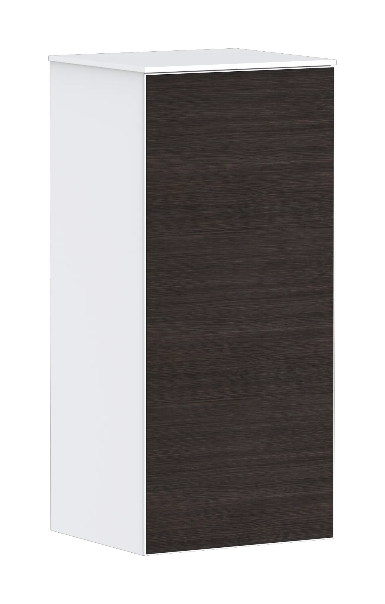 Hansgrohe Xevolos E Halbhochschrank Mattweiß 400/360 mm, Türanschlag links, Eiche Dunkel Hansgrohe Xevolos E Halbhochschrank Mattweiß 400/360 mm, Türanschlag links, Eiche Dunkel