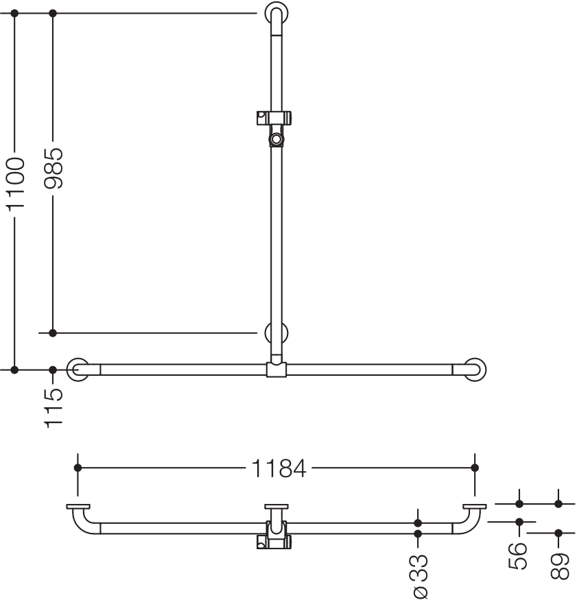 HEWI Haltegriff „Serie 801“