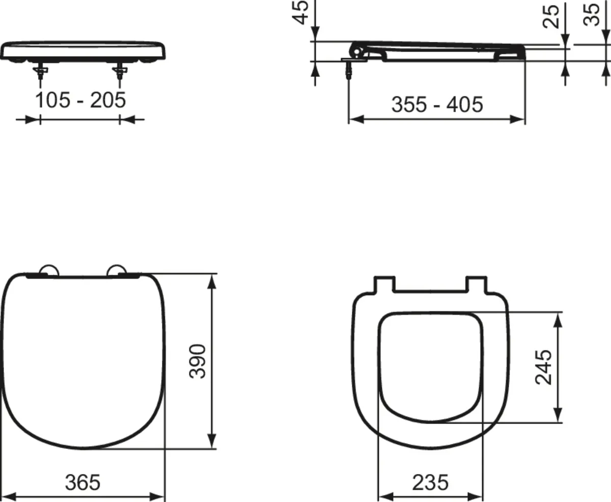 Ideal Standard WC-Sitz „EurovitPlus“