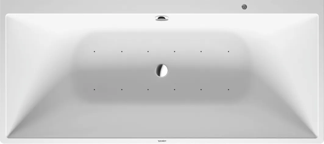 Duravit Whirlwanne „DuraSquare“ vorwand rechteck 1800 × 800 mm, mittig mit Air-System, in Weiß (matt) Whirlsystem: mit Air-System Duravit Whirlwanne „DuraSquare“ vorwand rechteck 1800 × 800 mm, mittig mit Air-System, in Weiß (matt) Whirlsystem: mit Air-System
