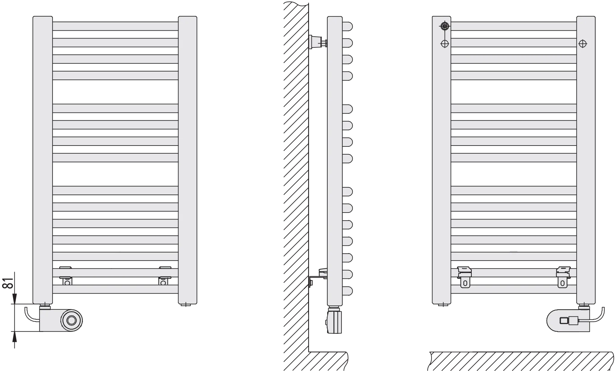 Kermi Elektroheizkörper „Basic®-50 R-E“ 74,9 × 144,8 cm in Farbkonzept Kermi Elektroheizkörper „Basic®-50 R-E“ 74,9 × 144,8 cm in Farbkonzept