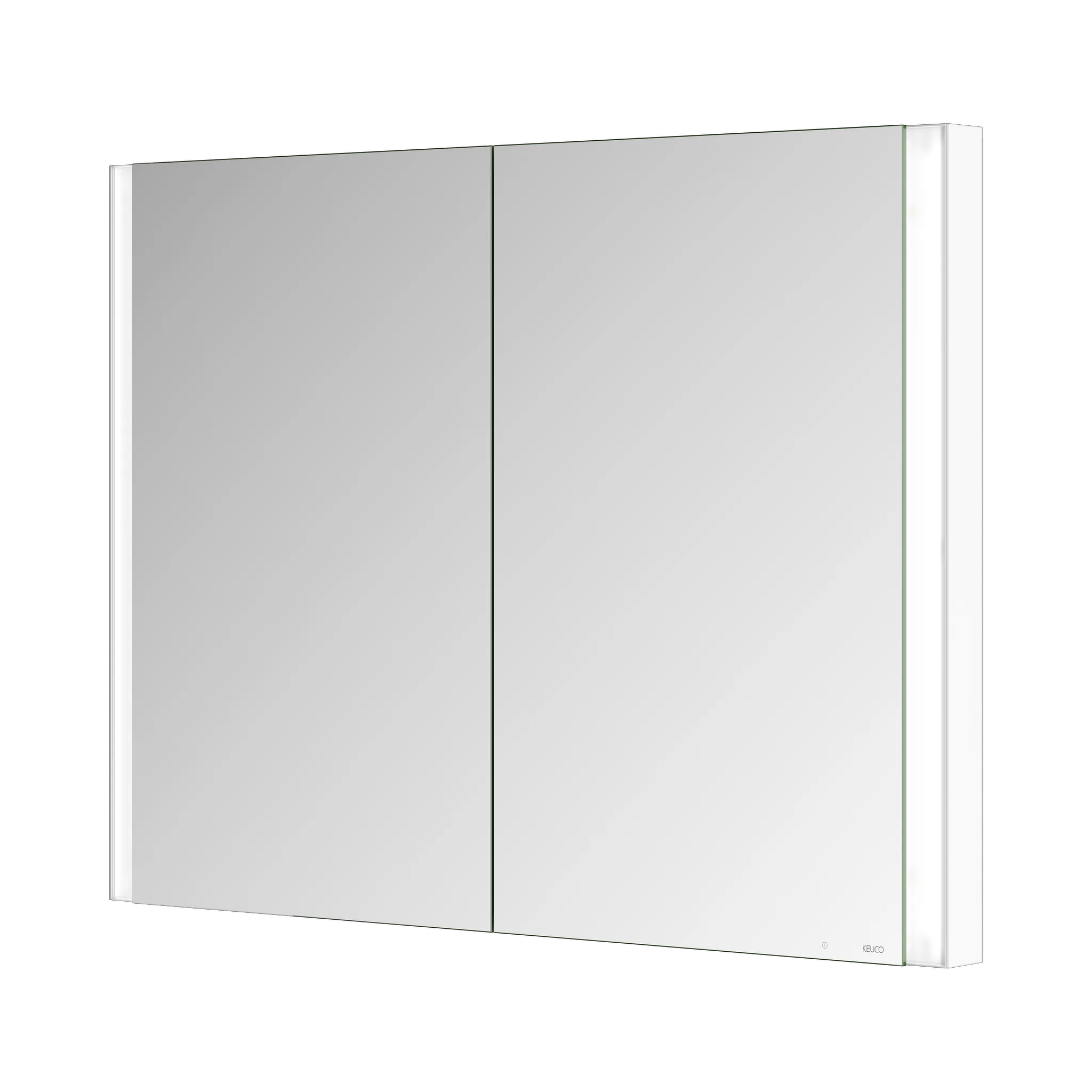 KEUCO Wandeinbau Spiegelschrank „Somaris“ Weiß (matt), Unterputz, ohne Spiegelheizung 1000 × 710 × 115 mm