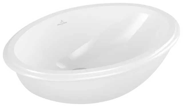 Villeroy & Boch Unterbauwaschtisch „Evana“ 500 × 350 × 200 mm in Weiß Alpin Villeroy & Boch Unterbauwaschtisch „Evana“ 500 × 350 × 200 mm in Weiß Alpin