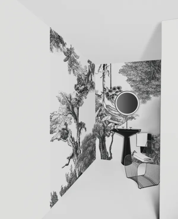 Waschbecken „Tipo-Z“ 74 × 47 × 90 cm, Hahnlochposition mittig in Schwarz Waschbecken „Tipo-Z“ 74 × 47 × 90 cm, Hahnlochposition mittig in Schwarz