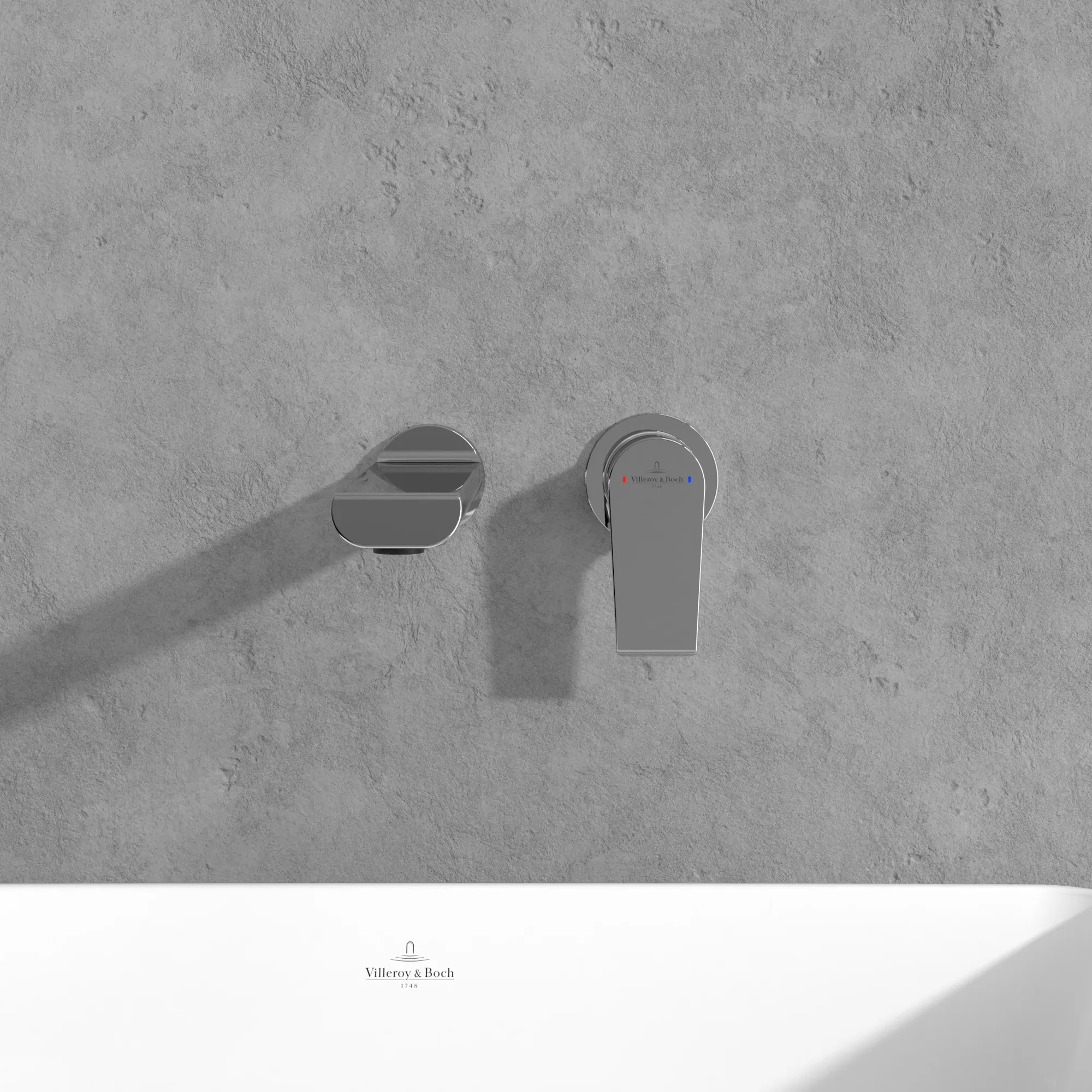 Einhand-Unterputz-Armatur „Liberty“ 21,1 cm Ausladung 195 mm in Chrom Einhand-Unterputz-Armatur „Liberty“ 21,1 cm Ausladung 195 mm in Chrom