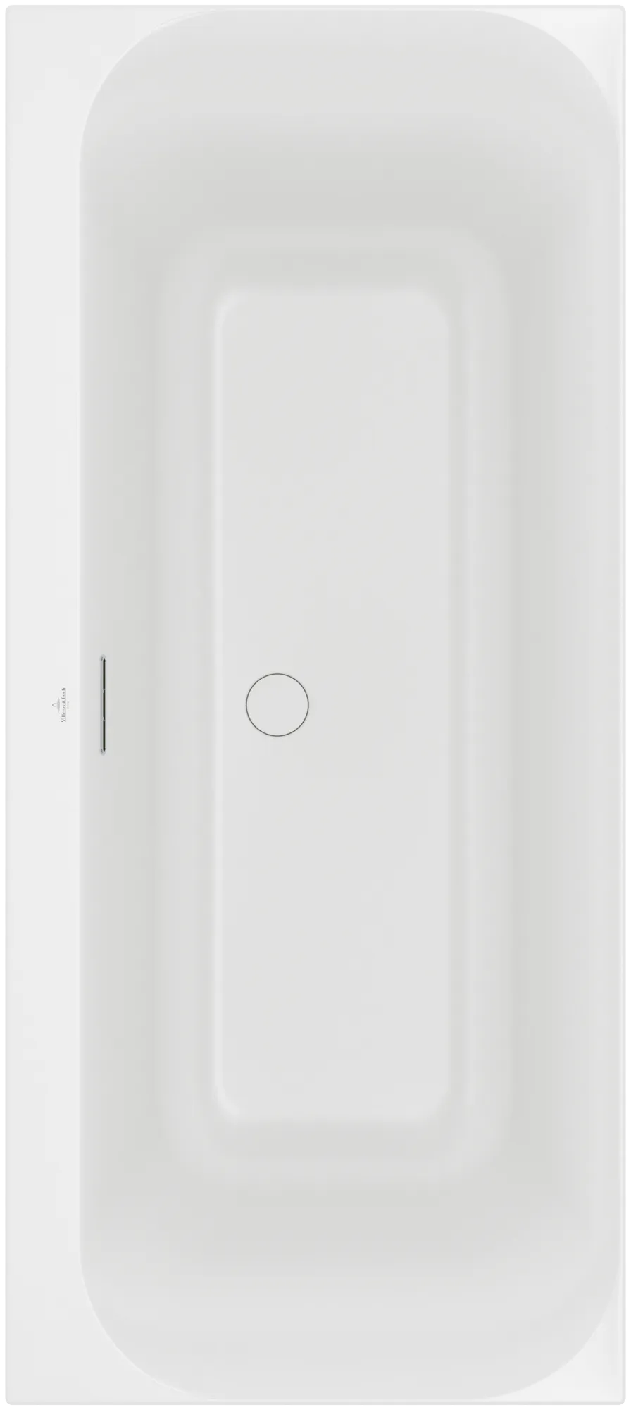 Villeroy & Boch Loop & Friends Badewanne SQUARE UBA180LSF2V, Rechteck, 1800x800mm, Stone White
