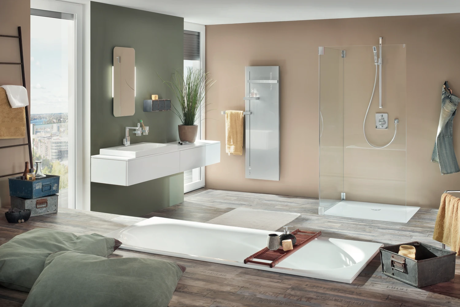 Bette Badewanne „BetteComodo“ rechteck 170 × 80 cm in Dust Bette Badewanne „BetteComodo“ rechteck 170 × 80 cm in Dust