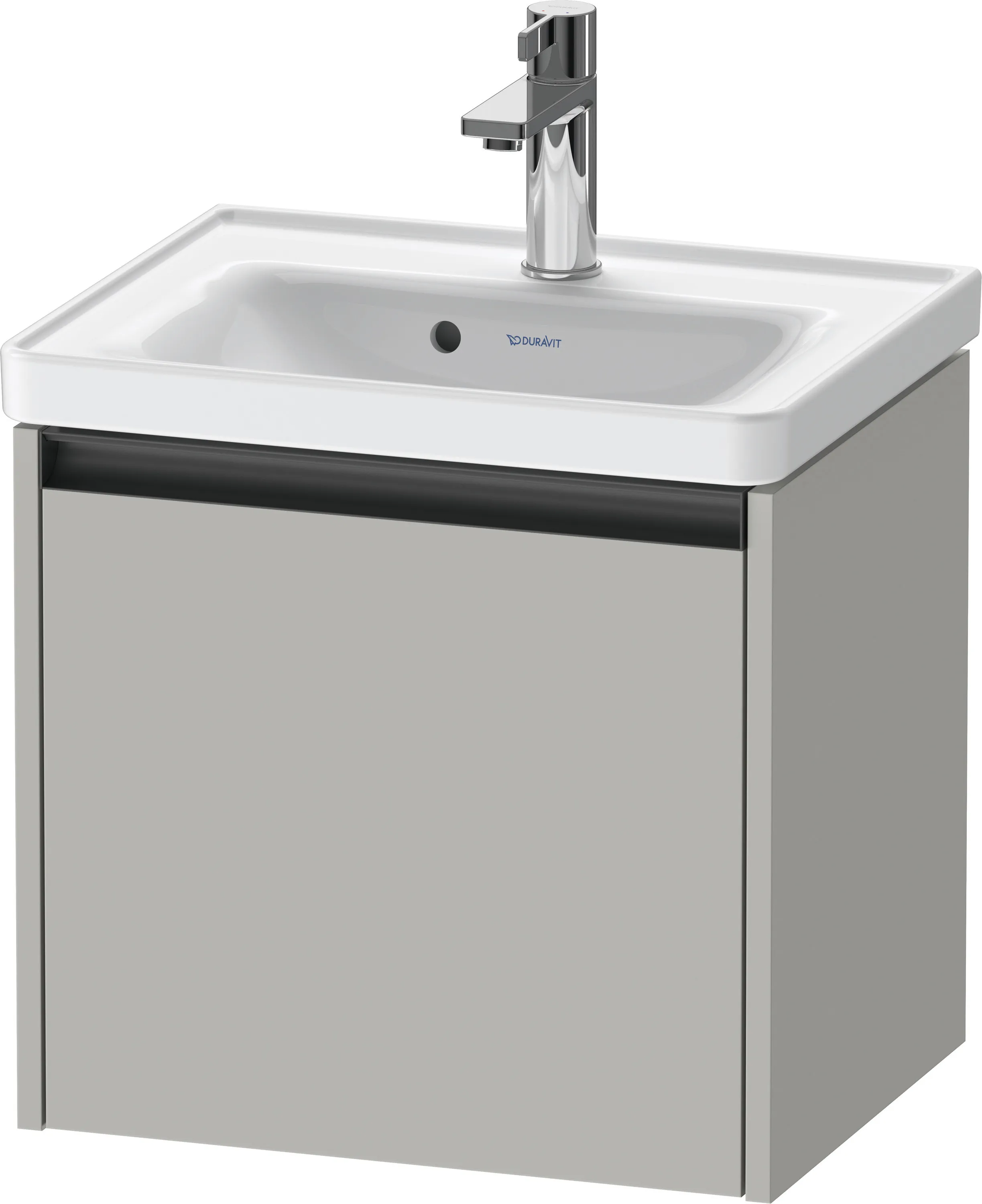 Duravit Waschtischunterschrank wandhängend „Ketho.2“ 48,4 × 44 × 37,5 cm in Betongrau Matt