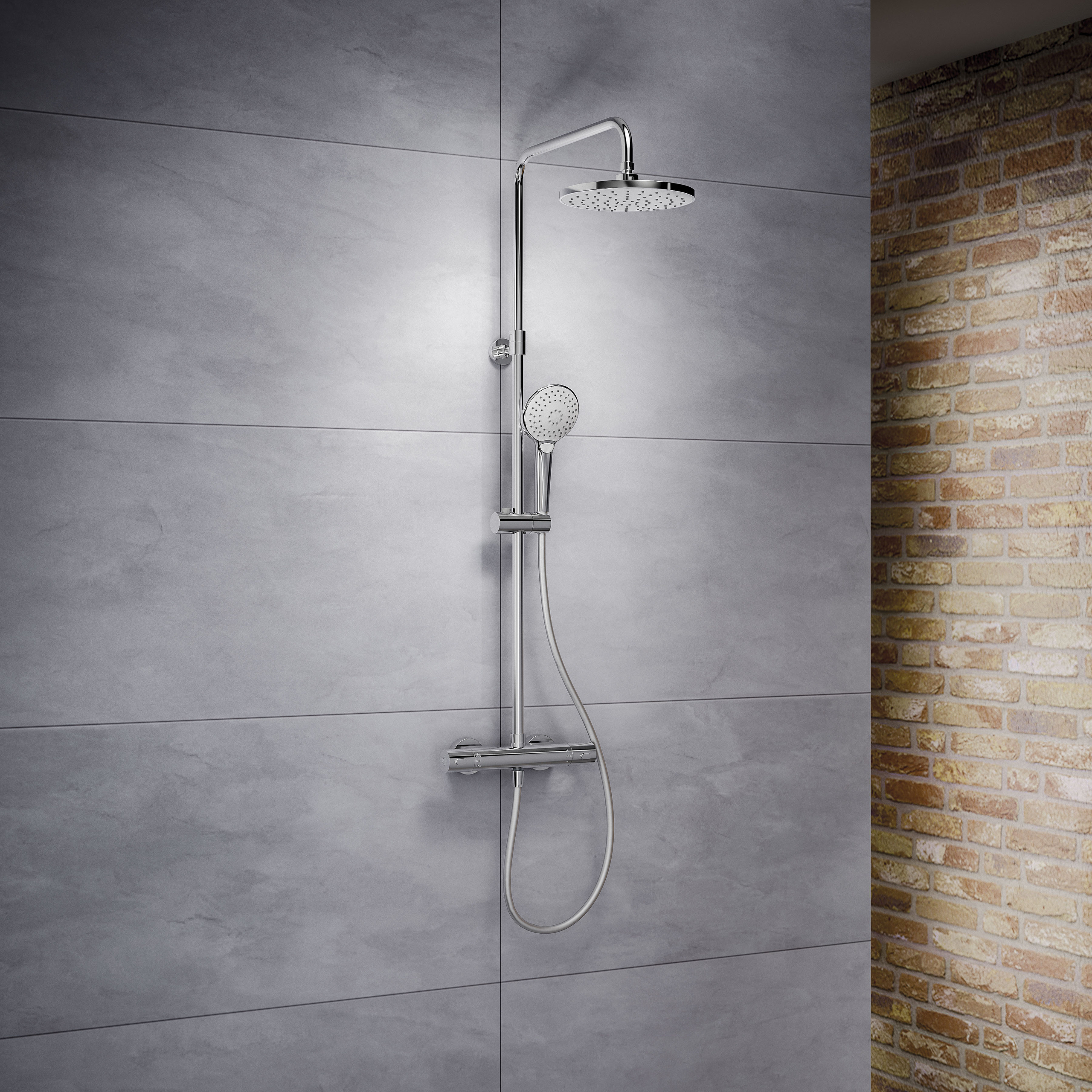 HSK gerahmte Schiebetür 3-teilig „Favorit“ Glas Chinchilla, Profile Weiß, H: 1850 mm HSK gerahmte Schiebetür 3-teilig „Favorit“ Glas Chinchilla, Profile Weiß, H: 1850 mm