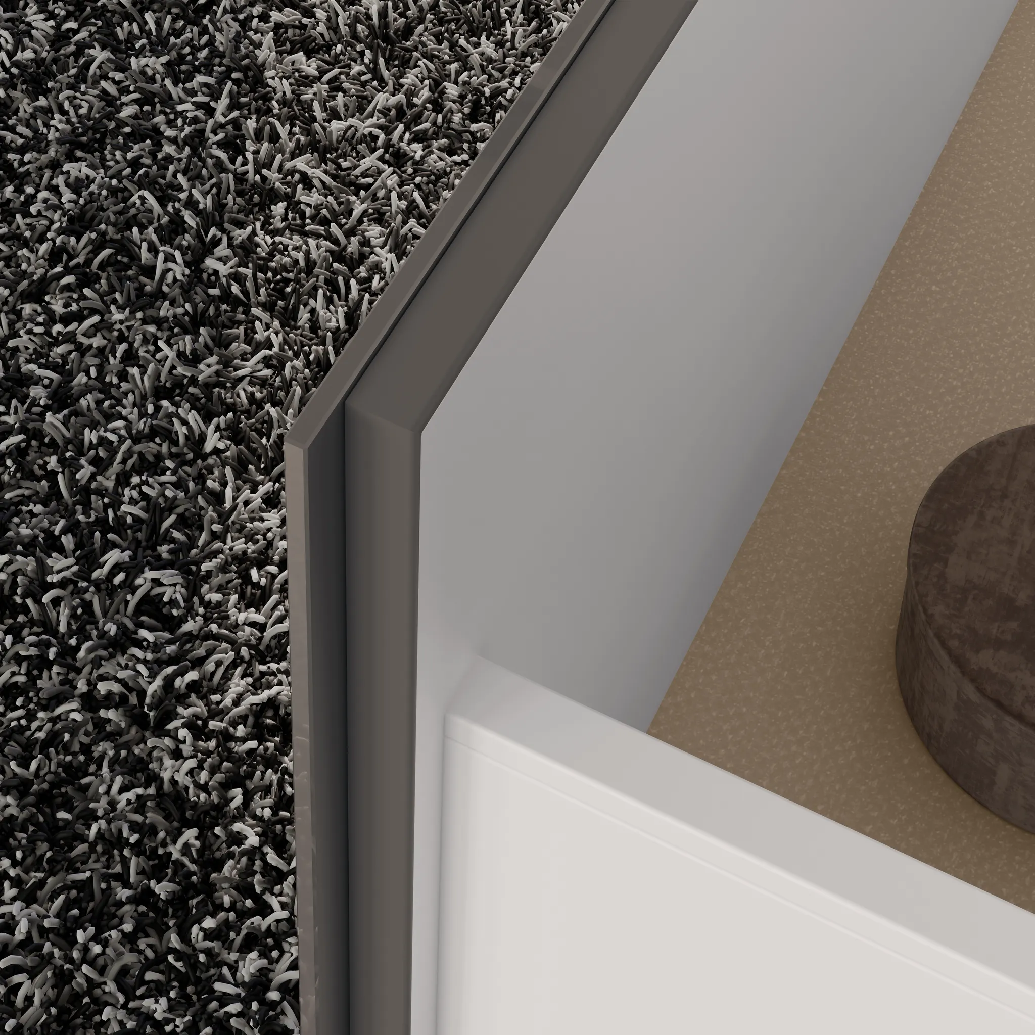 KEUCO X-LINE Waschtischunterbau mit 2 Auszügen 800x605x490mm trüffel/trüffel KEUCO X-LINE Waschtischunterbau mit 2 Auszügen 800x605x490mm trüffel/trüffel