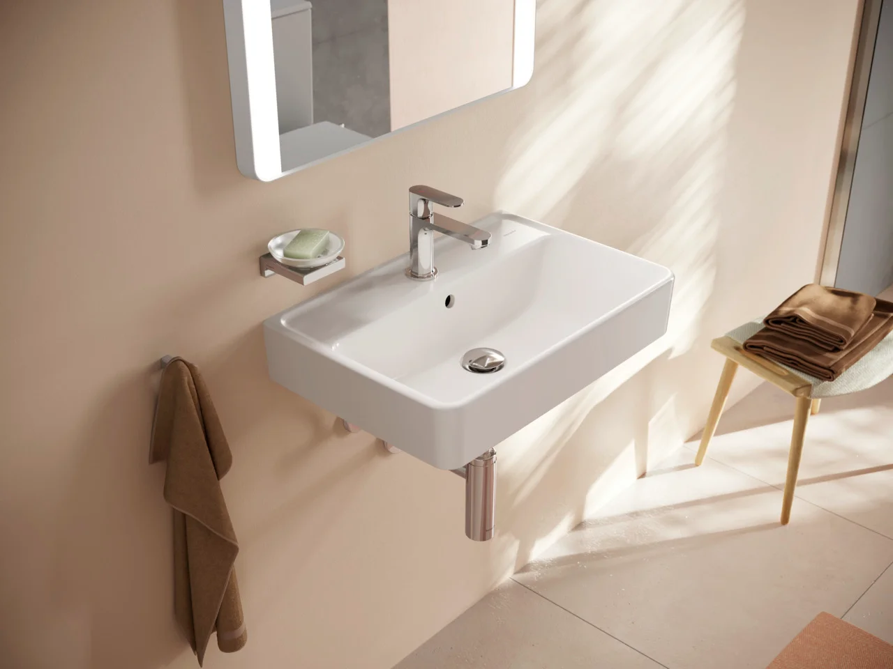 Hansgrohe AddStoris Q Seifenschale Chrom - Wandmontage, Mattglas, Metallhalterung, verdeckte Befestigung, Bohrloch 6 mm, Bohrabstand 26 mm Hansgrohe AddStoris Q Seifenschale Chrom - Wandmontage, Mattglas, Metallhalterung, verdeckte Befestigung, Bohrloch 6 mm, Bohrabstand 26 mm
