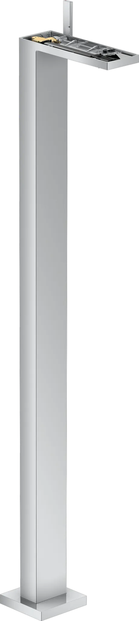 AXOR MyEdition Einhebel-Waschtischmischer bodenstehend mit Push-Open Ablaufgarnitur ohne Platte Chrom AXOR MyEdition Einhebel-Waschtischmischer bodenstehend mit Push-Open Ablaufgarnitur ohne Platte Chrom