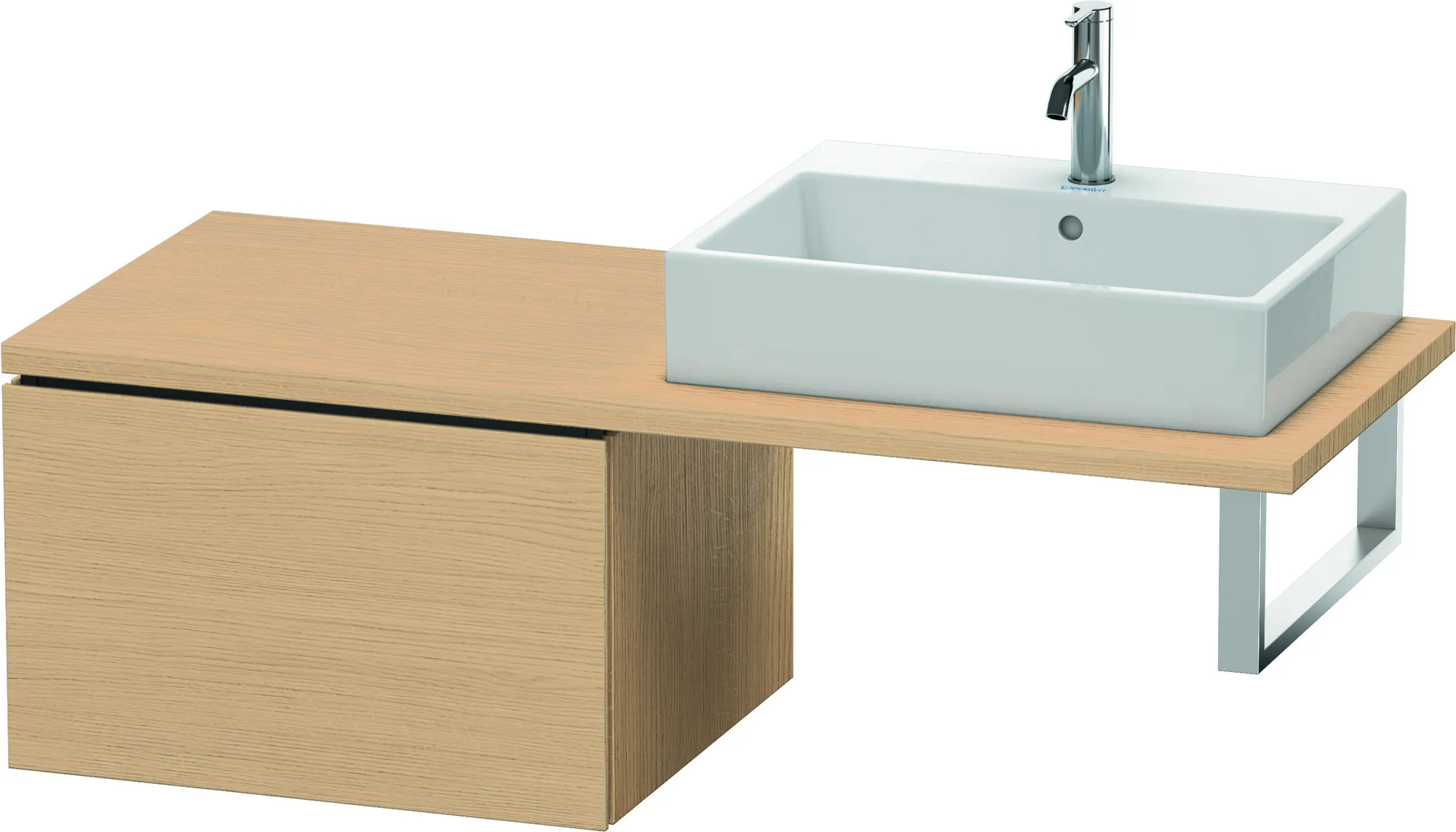 Duravit Unterschrank für Konsole „L-Cube“ 62 × 40 × 54,7 cm Eiche Natur