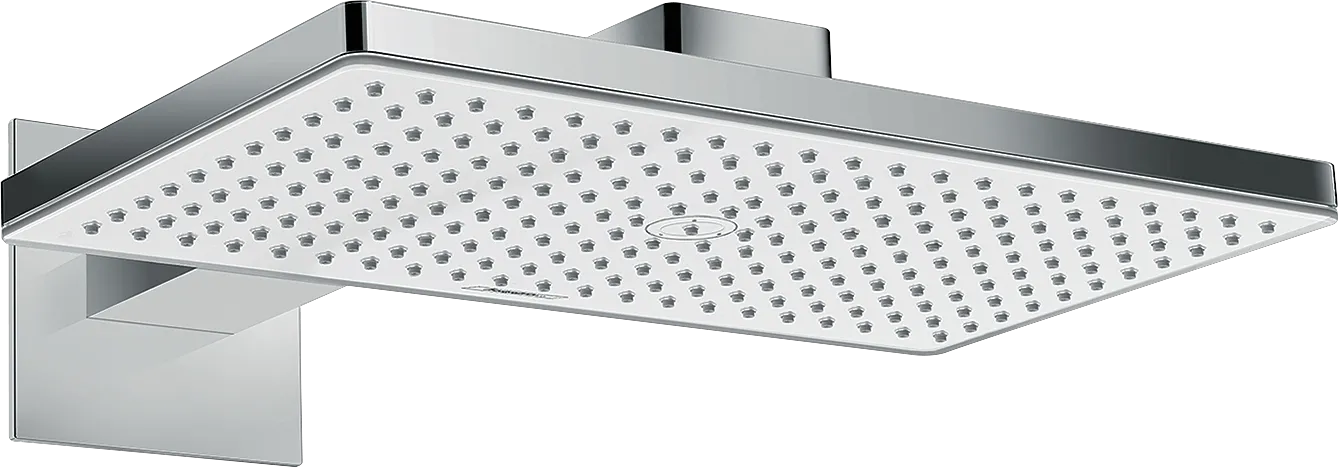 Kopfbrause Rainmaker Select 460 1jet weiss/chrom mit Brausearm 450mm Kopfbrause Rainmaker Select 460 1jet weiss/chrom mit Brausearm 450mm
