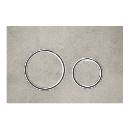 Sigma21 Betätigungsplatte für 2-Mengen-Spülung, Metallfarbe verchromt: verchromt, Betonoptik Sigma21 Betätigungsplatte für 2-Mengen-Spülung, Metallfarbe verchromt: verchromt, Betonoptik