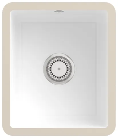 Villeroy & Boch Unterbau-Küchenspülbecken „Subway“ 45 SU 375 × 440 × 214 mm, für Becken mittig in Weiß Alpin Villeroy & Boch Unterbau-Küchenspülbecken „Subway“ 45 SU 375 × 440 × 214 mm, für Becken mittig in Weiß Alpin